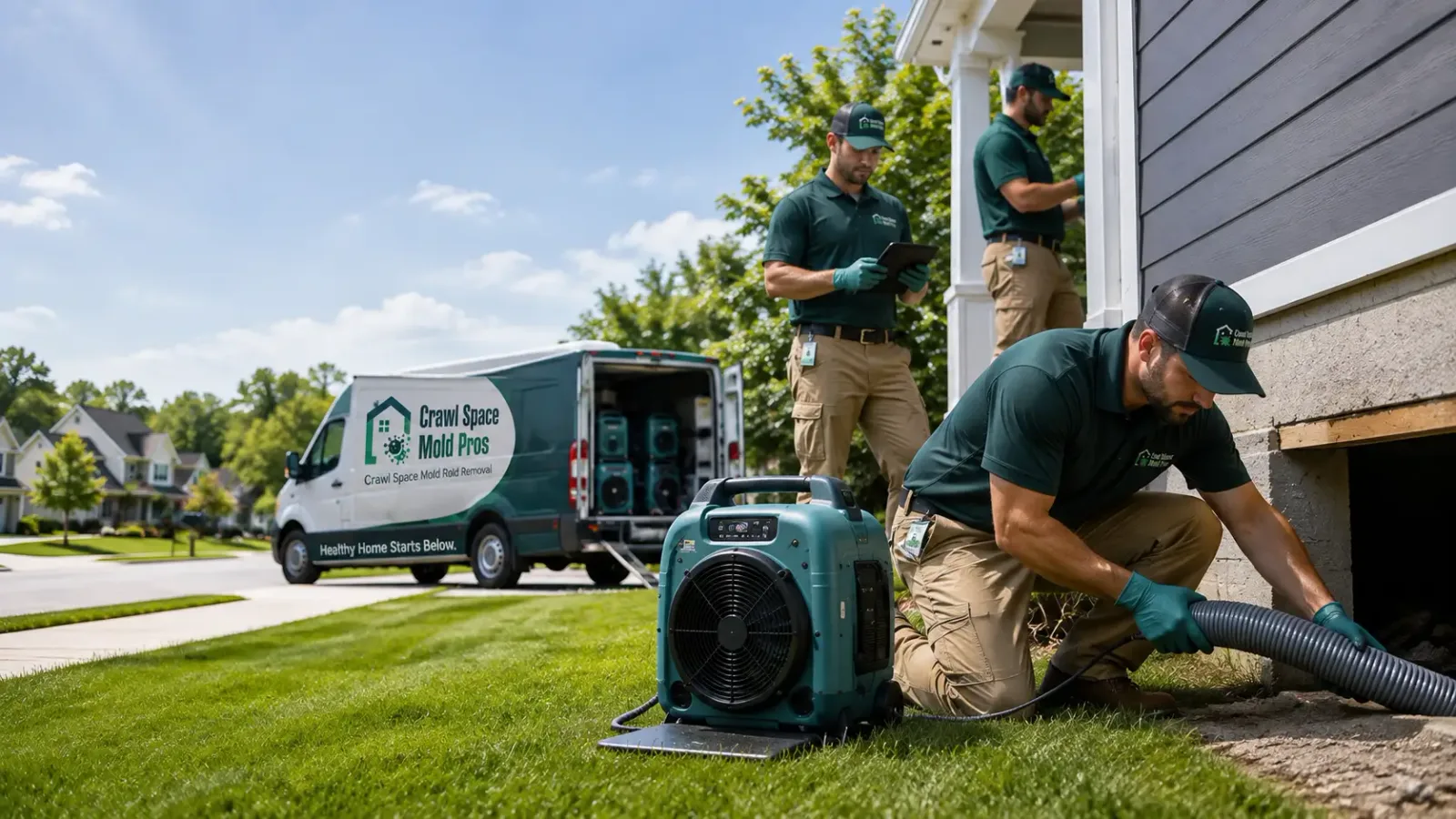 Crawl Space Mold Removal in Moxee, WA